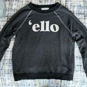 Wildfox Size Small Graphic Sweater